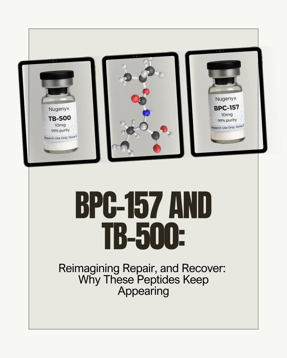 BPC-157 and TB-500: Repair, Recovery, and Peptide Research