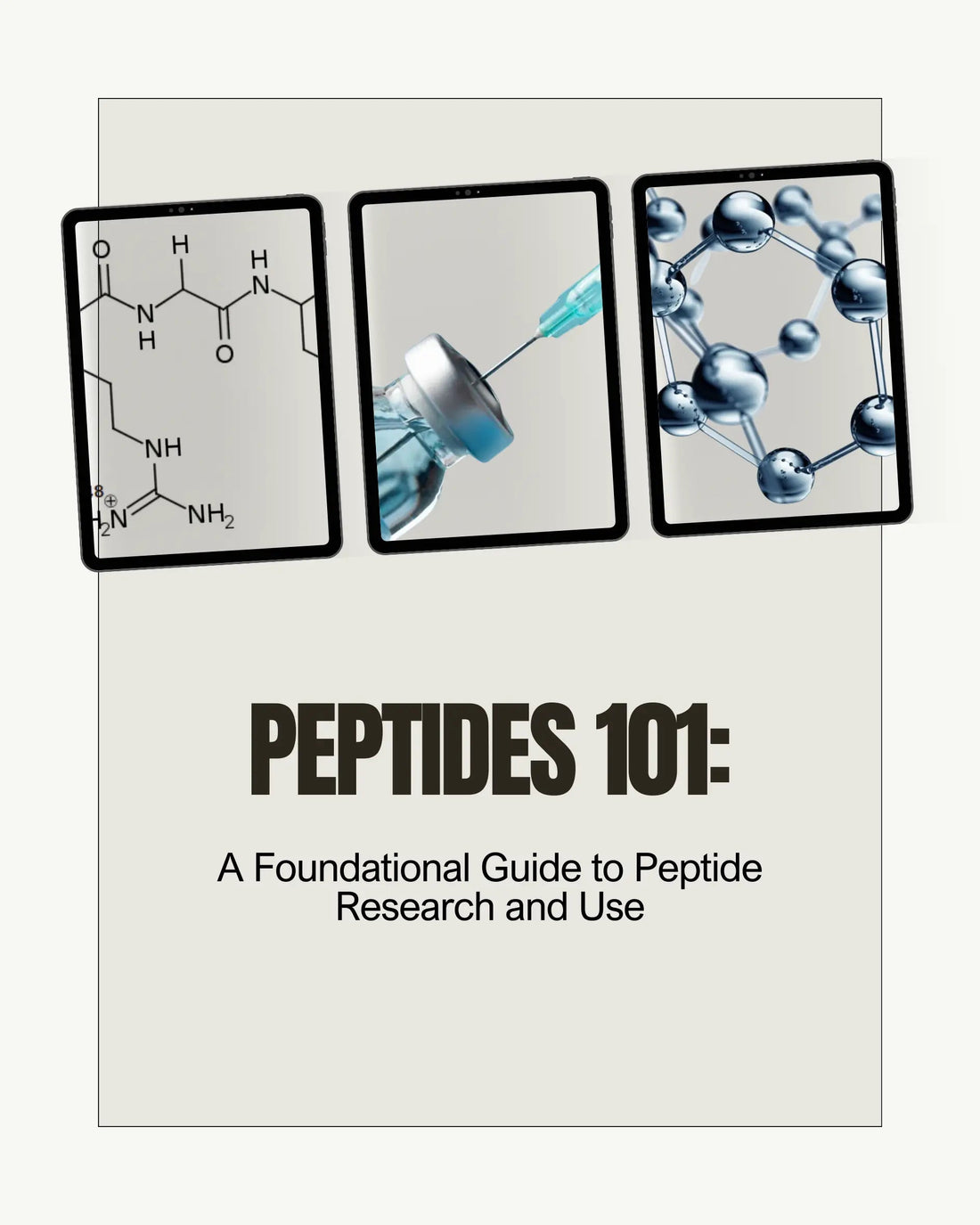 Nugenyx article graphic for a foundational guide to peptide research