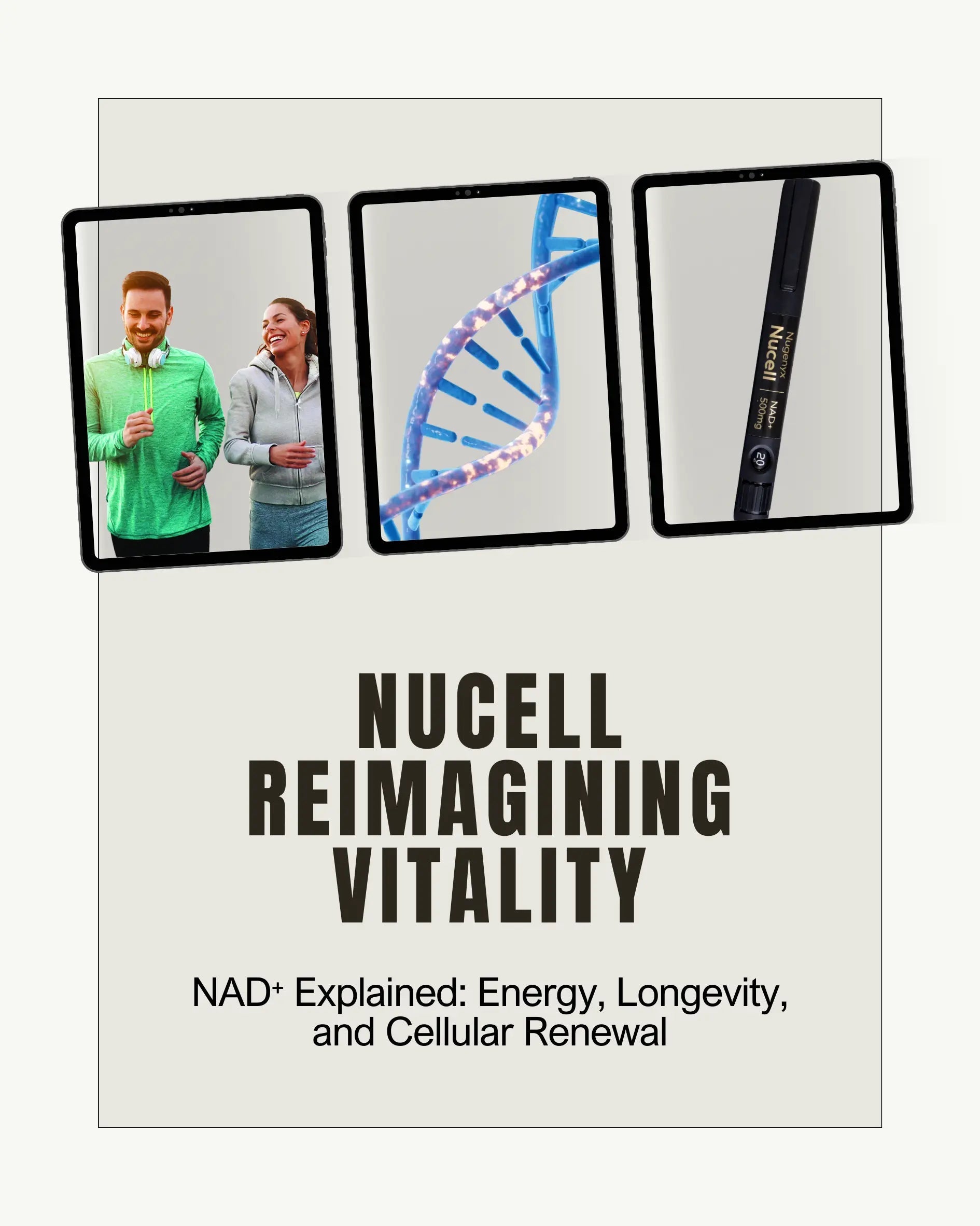 Nugenyx article graphic for NAD+ research and cellular energy signalling